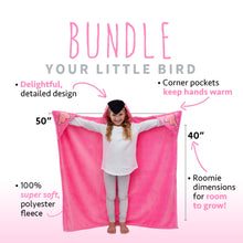 Load image into Gallery viewer, Flamingo Kids Hooded Blanket