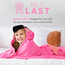 Load image into Gallery viewer, Flamingo Kids Hooded Blanket