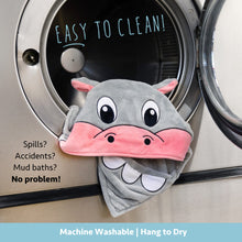 Load image into Gallery viewer, Hippo Kids Hooded Blanket
