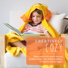 Load image into Gallery viewer, Lion Kids Hooded Blanket