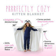 Load image into Gallery viewer, Cat Kids Hooded Blanket