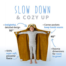 Load image into Gallery viewer, Sloth Kids Hooded Blanket