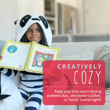 Load image into Gallery viewer, Panda Kids Hooded Blanket