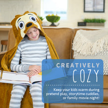 Load image into Gallery viewer, Sloth Kids Hooded Blanket