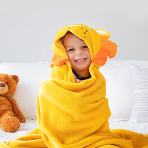 Lion Kids Hooded Blanket
